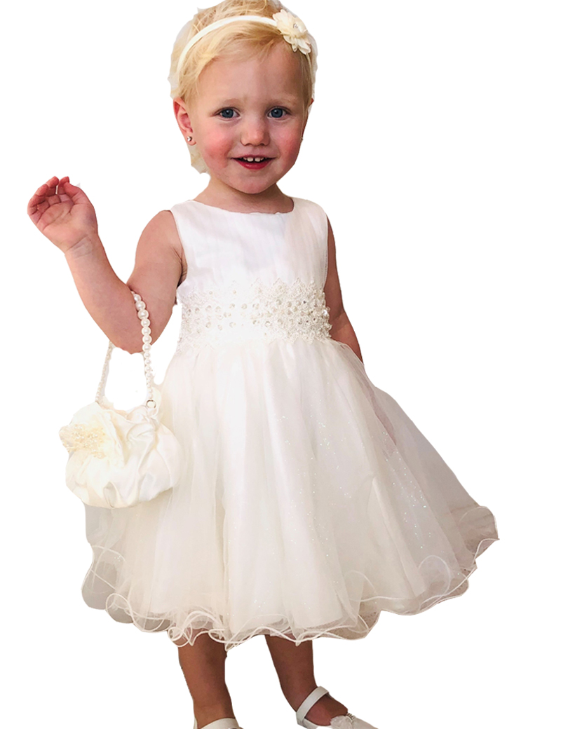 Wennen aan volgens Zogenaamd Bruidsmeisjes jurk "Saar" voor kinderen | Amor Kinderbruidskleding