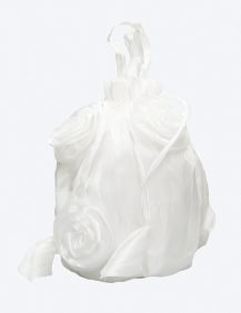 Bruidsmeisjes buideltasje met rozen in de kleur ivoor