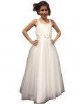 bruidsmeisjes jurk cindarella is een lange eenvoudige jurk. De rok is gemaakt van tule