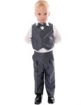 5-delig bruidsjonker baby kostuum Tom in de kleur grijs